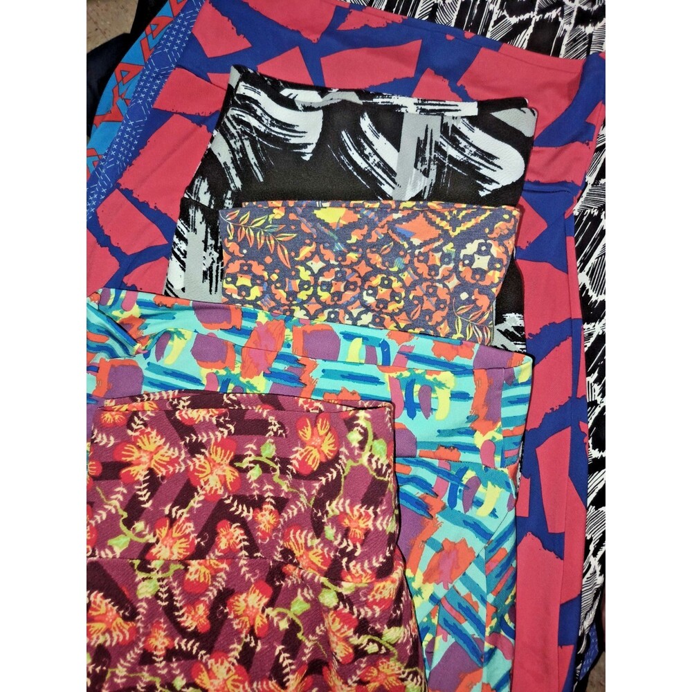 9 Pc LuLaRoe Skirt Lot Azure Cassie Mixed Sizes XS-3XL Kids 14 Reseller Bundle - Picture 2 of 10